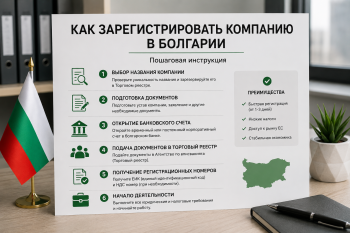 Как зарегистрировать компанию в Болгарии — пошаговое руководство и профессиональная поддержка для предпринимателей.