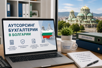 Схема работы бухгалтерского аутсорсинга: иностранный владелец бизнеса, бухгалтерская компания в Болгарии, отчетность в НАП, расчет зарплаты, VAT декларации
