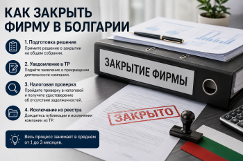 Пошаговая инструкция как закрыть фирму в Болгарии через ускоренную ликвидацию